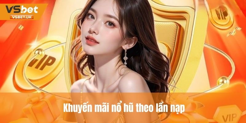 Ưu đãi khi chơi nổ hũ theo số lần nạp